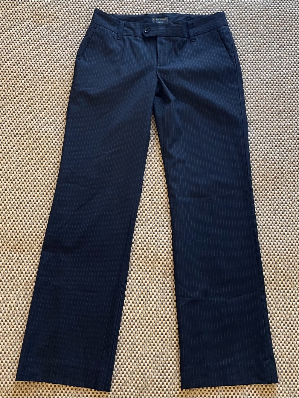 Banana Republic Wool Pinstripe Lined Dress Pants Women’s 6